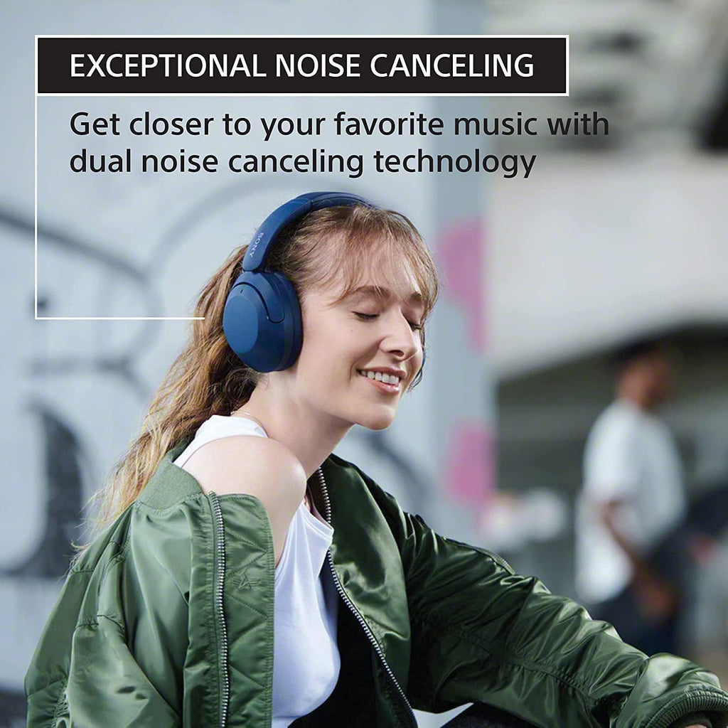 Wireless Bluetooth Over The Ear Headset with Microphone Noise Cancelling Headphones D968