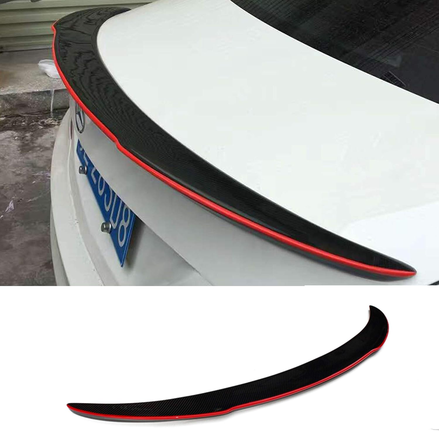 Red Line Carbon Fiber Rear Spoiler O410