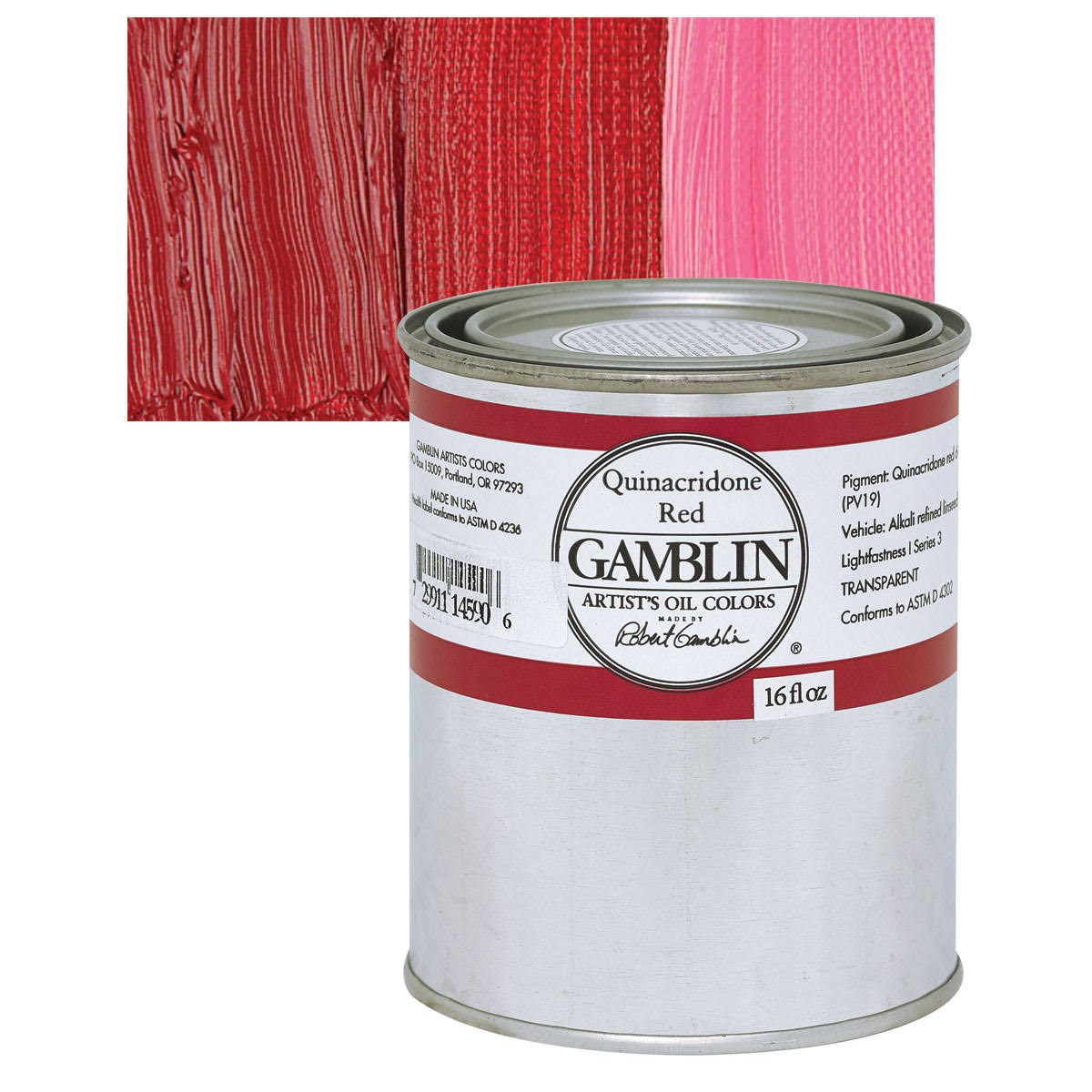 Quinacridone Red Oil Color Pint Can I1235