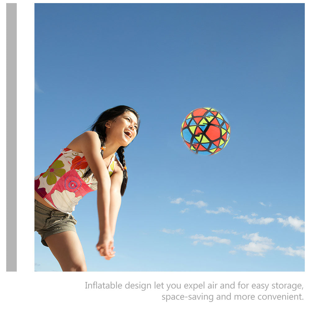 6 Pcs Inflatable Beach Ball Volleyball for Kids B74332