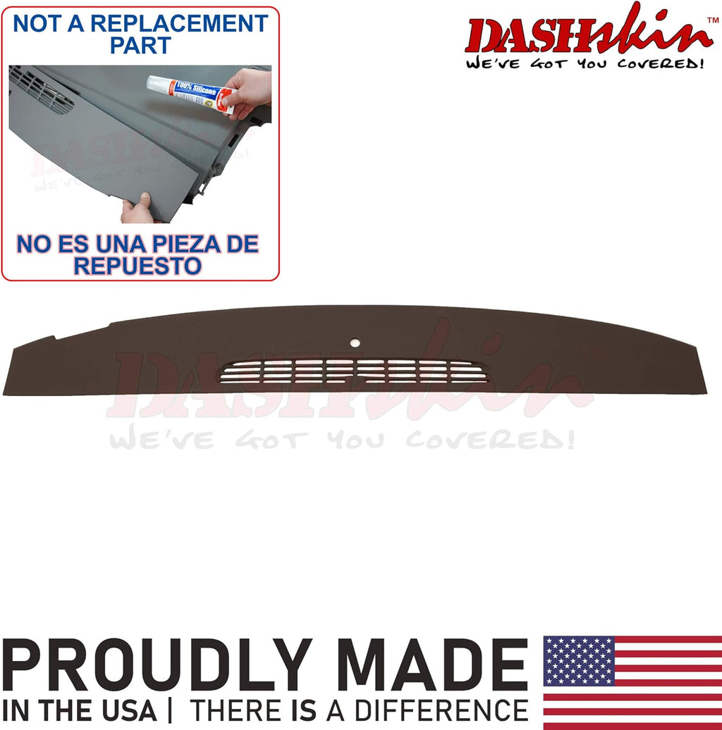 Molded Defrost Dash Cover for GM SUVs & Pickups in Cocoa Z6943
