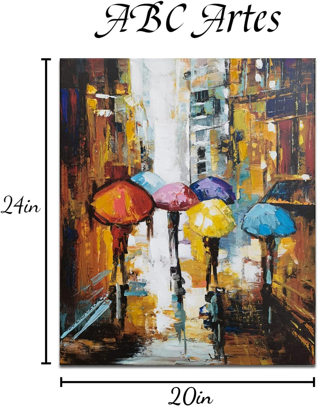 20x24 Inch Colorful Canvas Wall Art Q94300