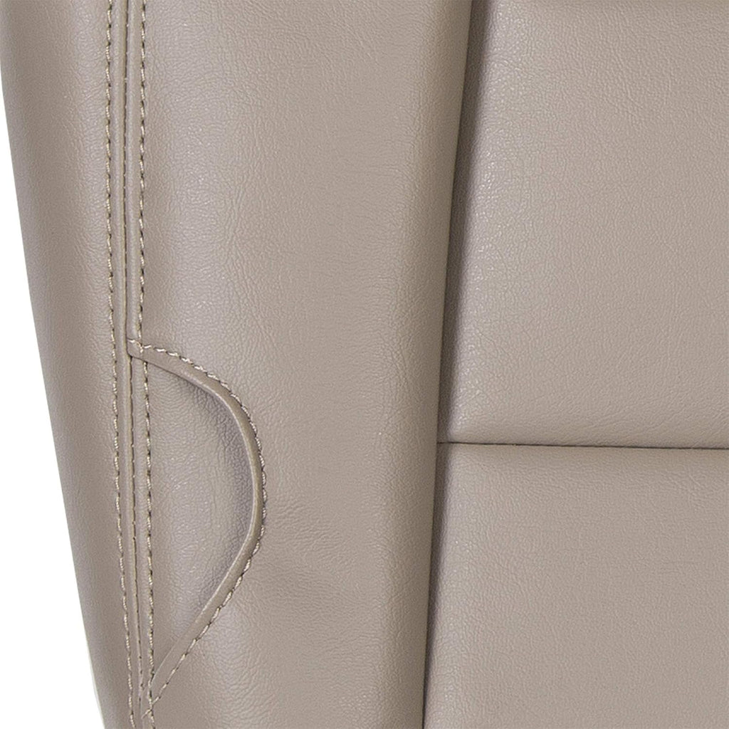 Tan Leather Bottom Seat Cover Pack of 2 I1253