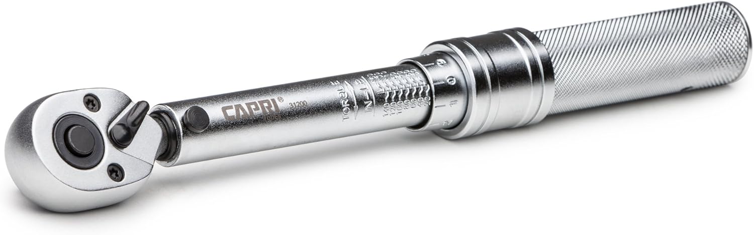 30-150 Inch Pound Industrial Torque Wrench, 1 4 Drive, Matte Chrome X783678