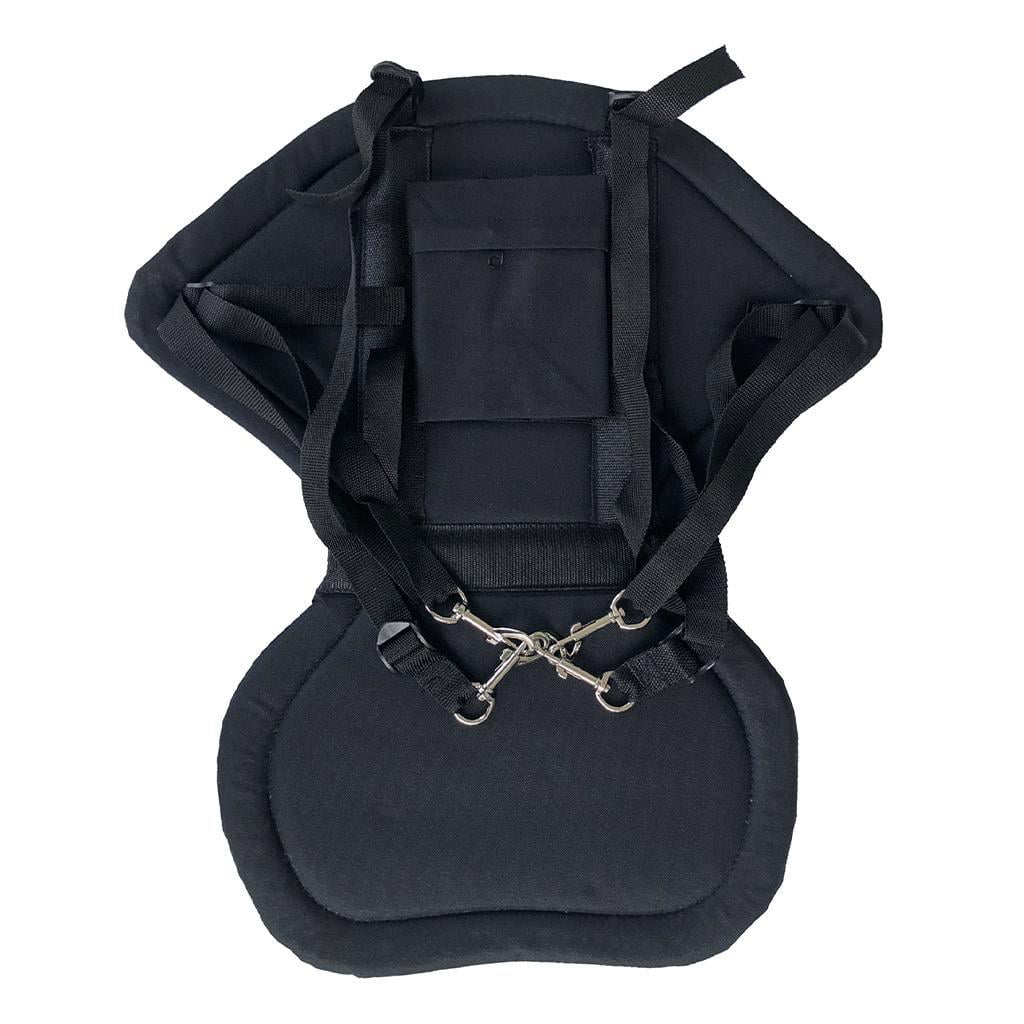 2Pcs Kids Adjustable Padded Canoe and Kayak Boat Seat with Snap Hooks P118371