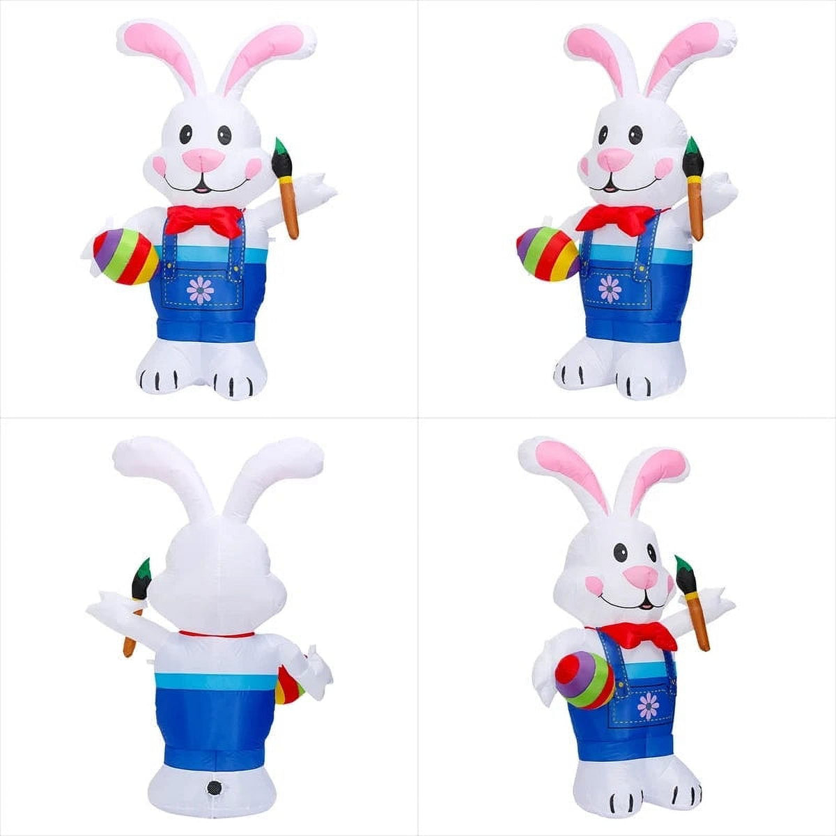 5.9FT Easter Inflatable Bunny with LED H229682