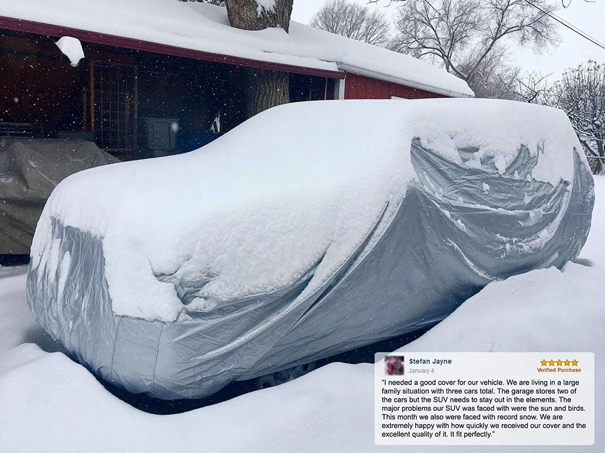 SUV Cover with Fleece Lining, Storage Bag & Wind Straps G411