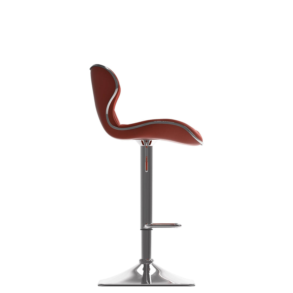 Adjustable Bar Stool (Set of 2) (Black) O754