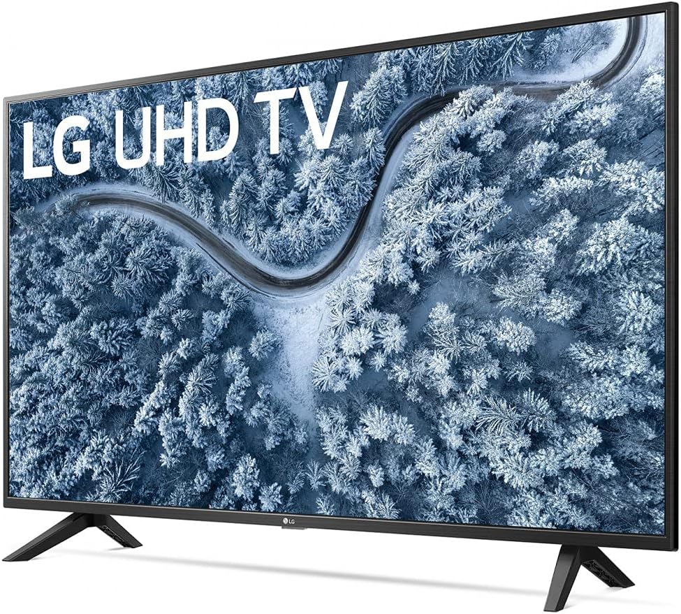 50 Inch 4K Smart UHD TV Bundle with 2.0-Channel Sound Bar, TV Wall Mount Bracket and Surge Adapter S230612