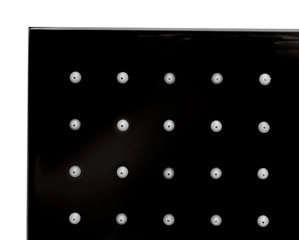 Polished Chrome 16" Square Multi Color LED Rain Shower Head Z185