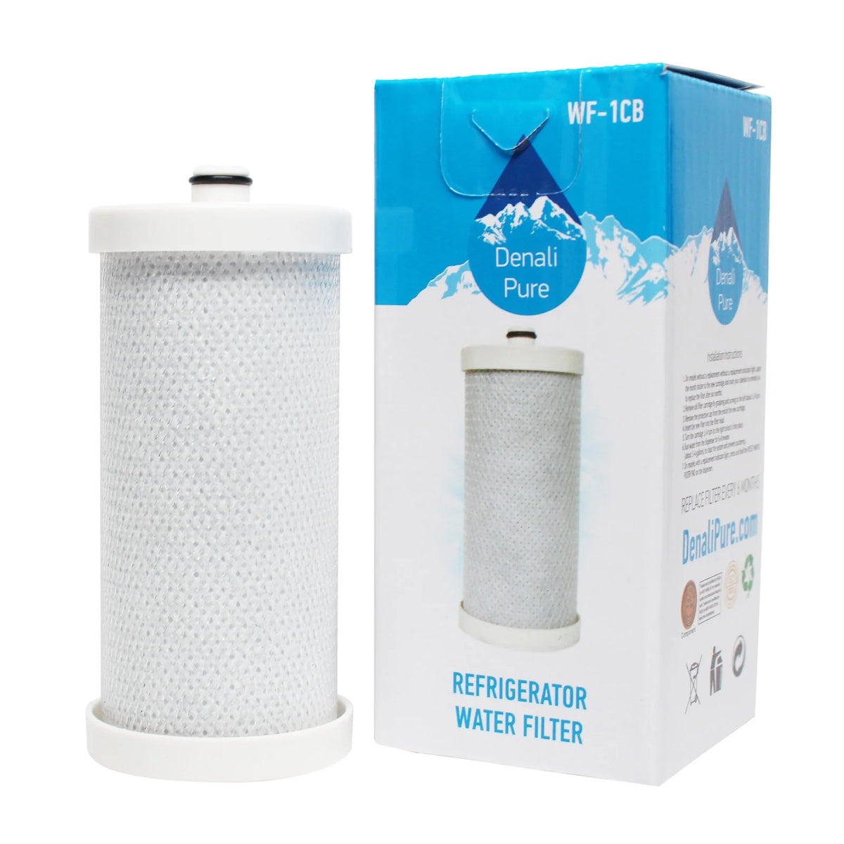 4-Pack Replacement Refrigerator Water Filter Cartridge Q58295