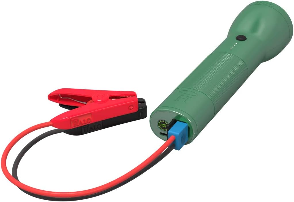 Rechargeable Lithium LED Flashlight with Car Jump Starter and Phone Charger B3507