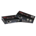 KVM Extender HDMI USB with POC, 80m 262ft Transmitter and Receiver, Cat5/5e/Cat6/6e HDMI to RJ45, 1080P 60fps Y156155