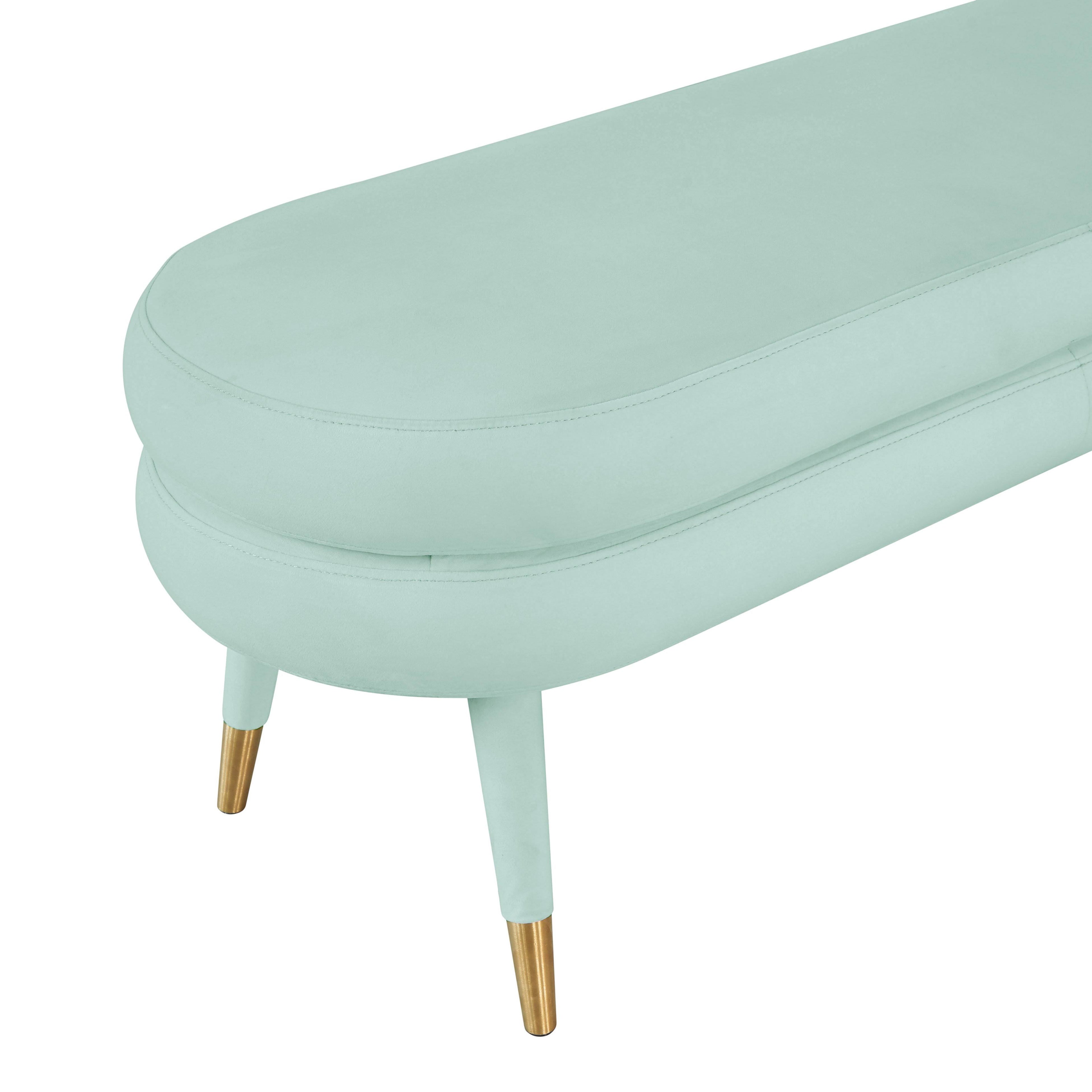 Pink Velvet Bench J2583