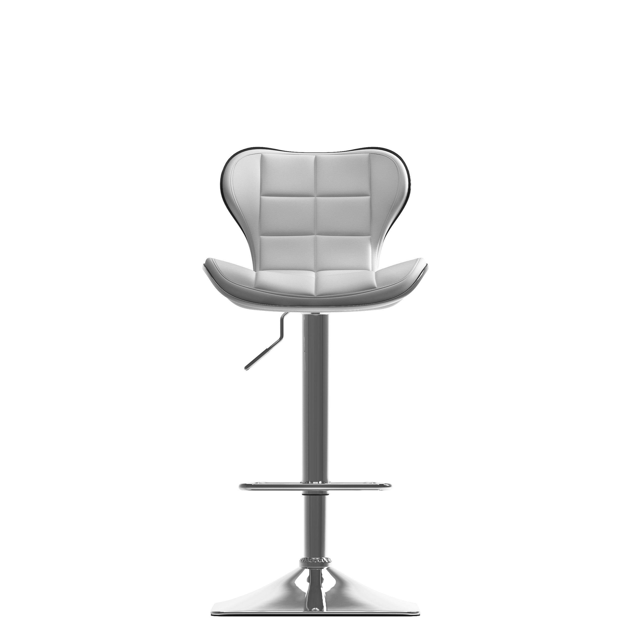 Adjustable Bar Stool (Set of 2) (Black) O754