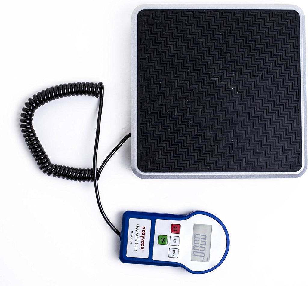 220lbs Digital Electronic Refrigerant Charging Weight Scales with Backlighting LCD Display, Carrying Case, Pack of 2 C39992