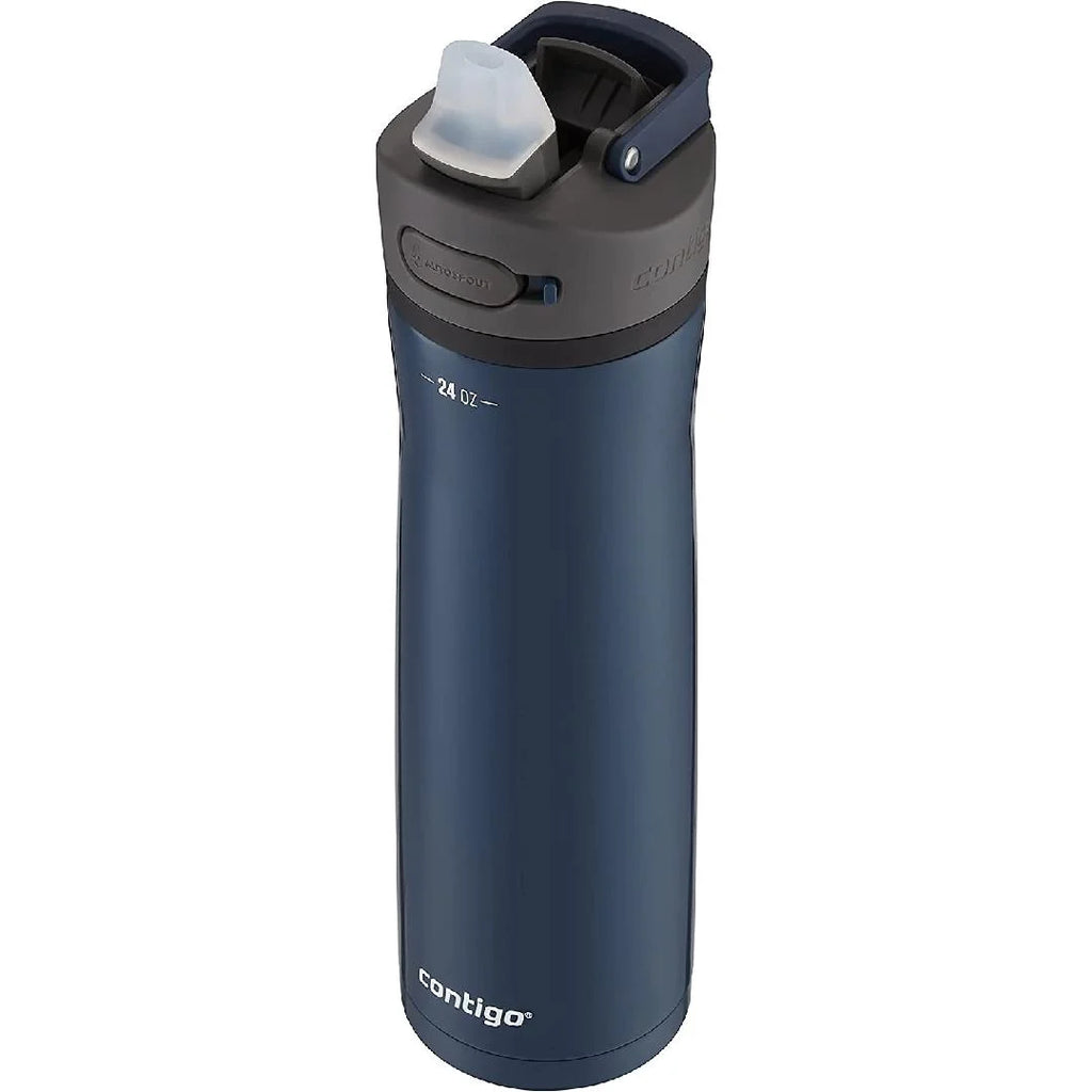 Blue Stainless Steel Water Bottle, 24 oz. D98290