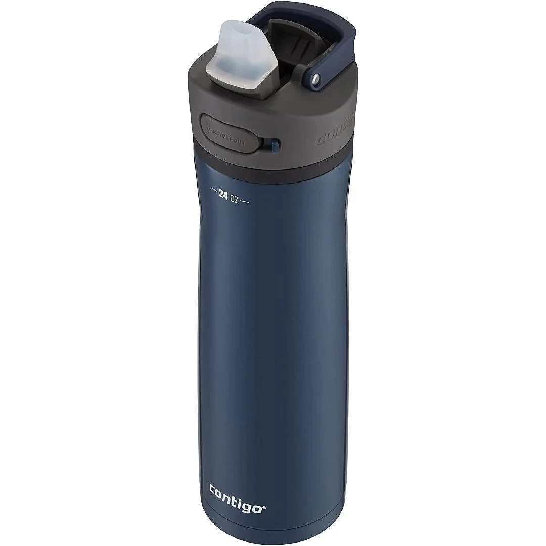 Blue Stainless Steel Water Bottle, 24 oz. D98290