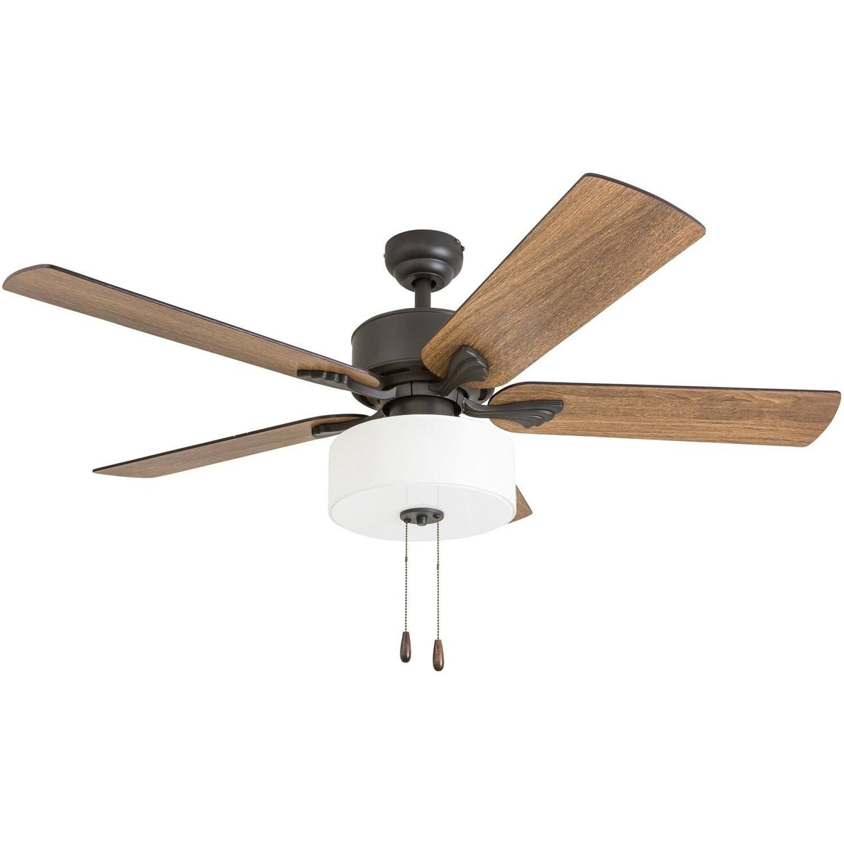 Farmhouse Ceiling Fan 52x22 Barnwood/Tumbleweed, Aged Bronze R980