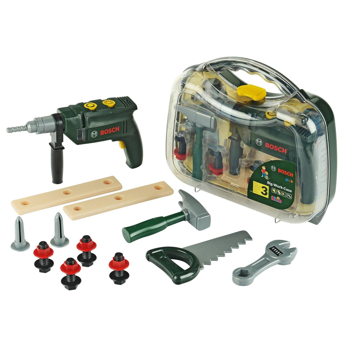 Role Play Toy Tool Case with Hammer Drill B1697