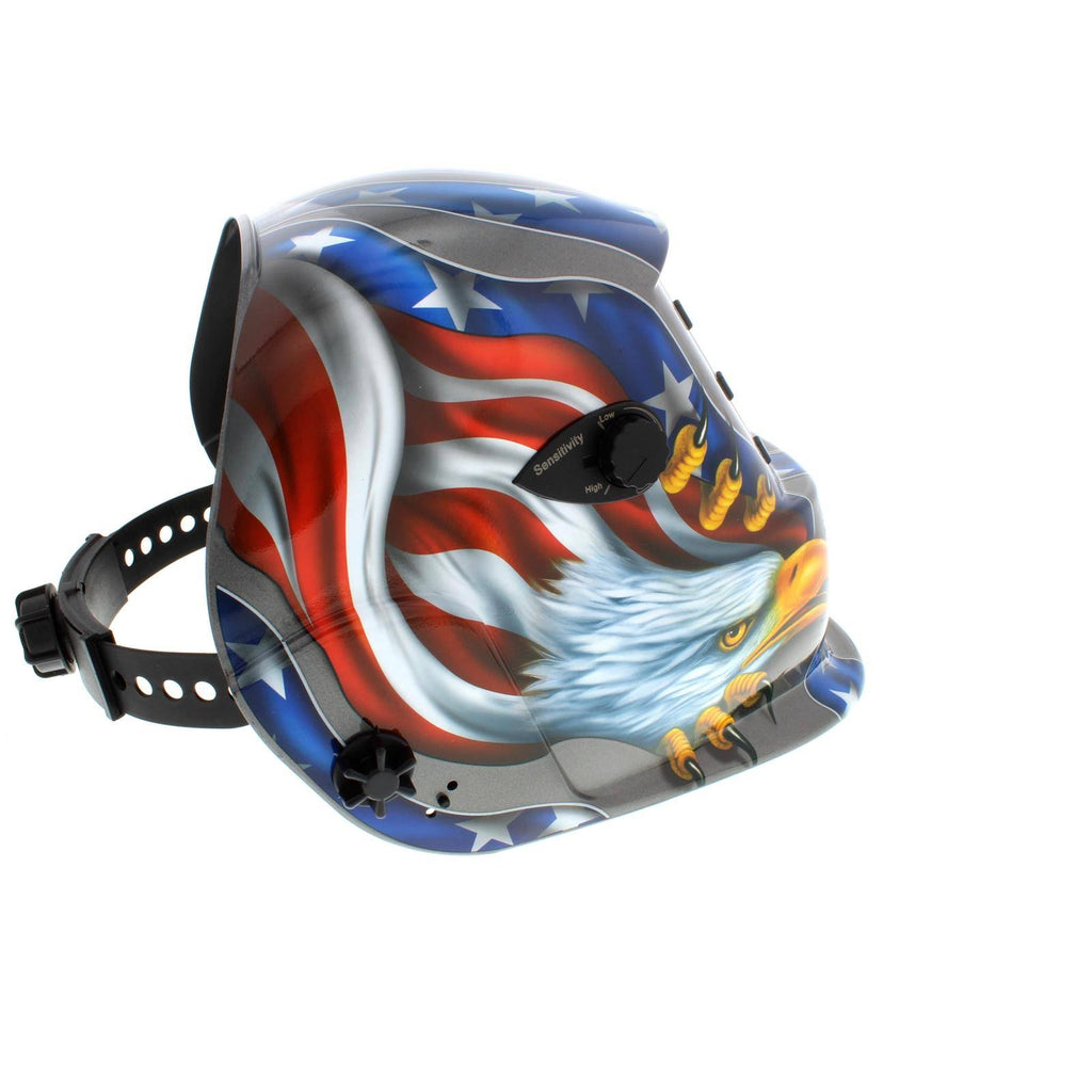 Solar Powered Auto Darkening Welding Helmet L385