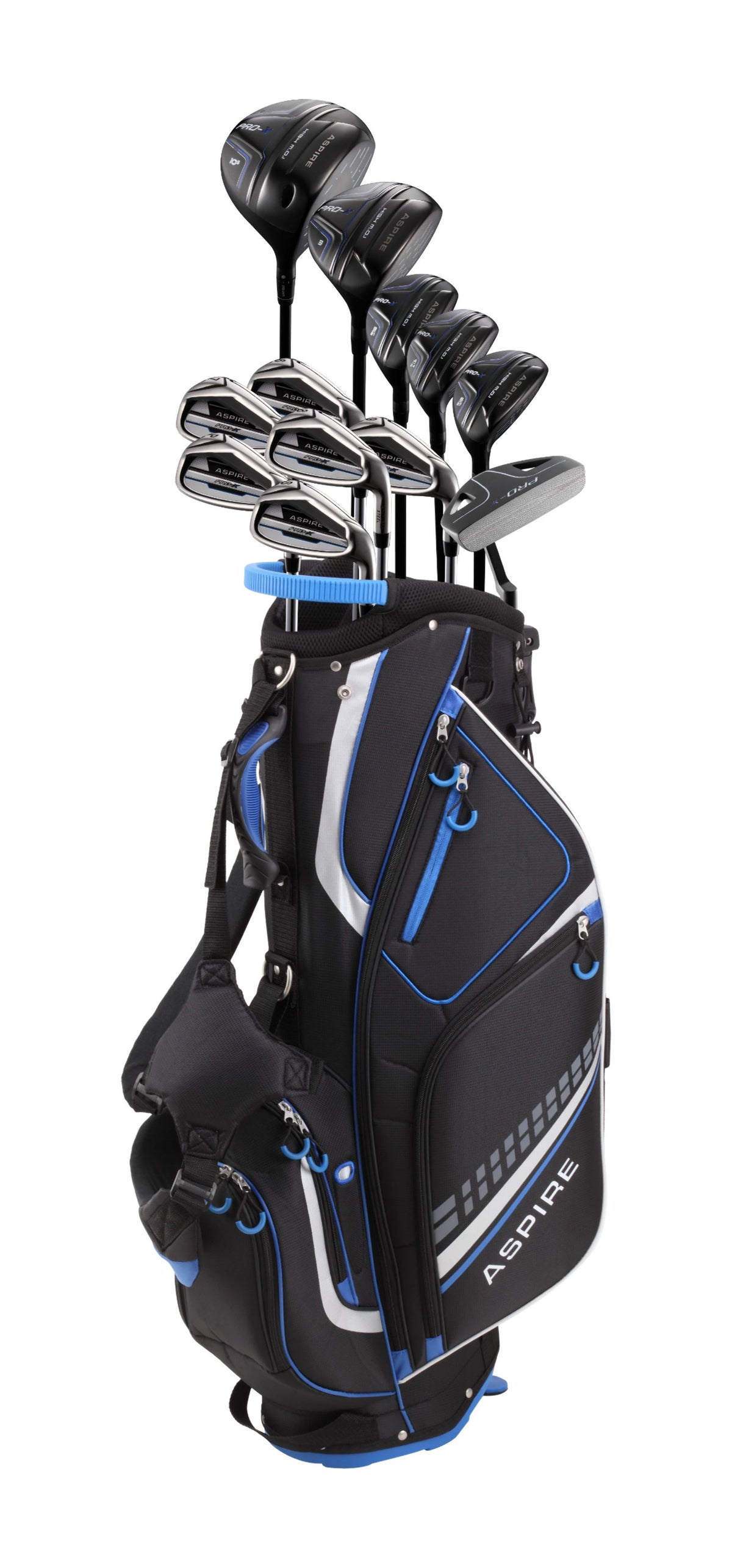 19 Piece Men's Right Hand Golf Club Package Set V4545