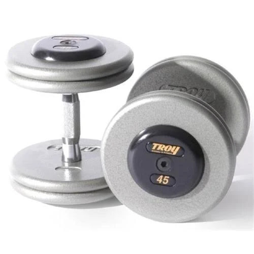Fix Dumbbells with Gray Plates and Rubber End Cap - 37.5 Pounds W782