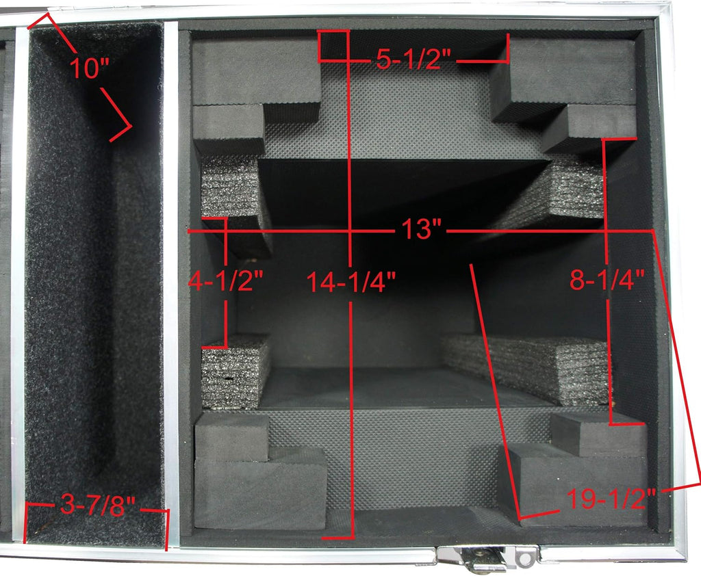 Flight Case Compatible with Chauvet Intimidator Hybrid 140SR x 2 Y2314