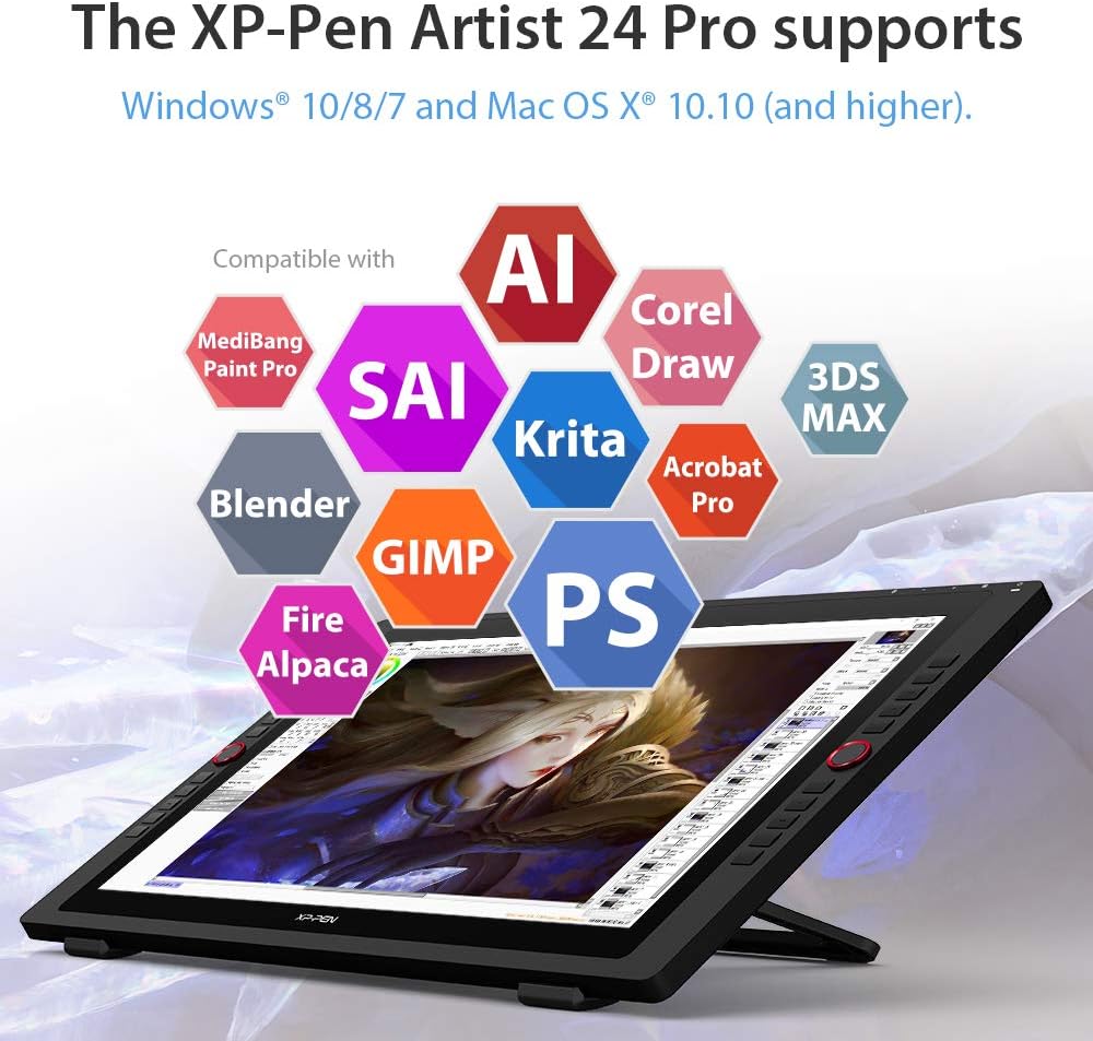 23.8-inch 2K QHD Drawing Monitor with Screen V6406