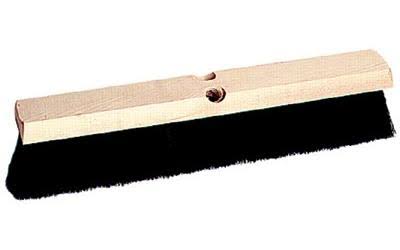 24 in Hardwood Block Sweeping Brush with Black Tampico Fill D95815