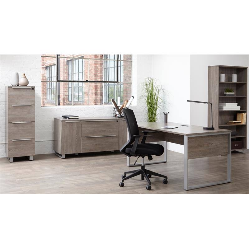 Grey Bookcase B137
