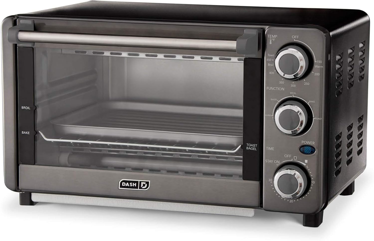 Black Countertop Toaster Oven, 4 Slice, Pack of 2 T374394