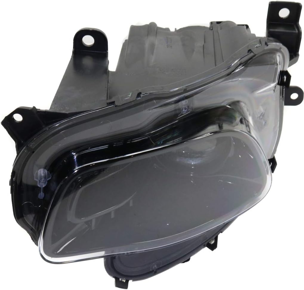 For Jeep Cherokee Headlight Assembly 2014 2016 Driver Side Halogen Black Trim W190132