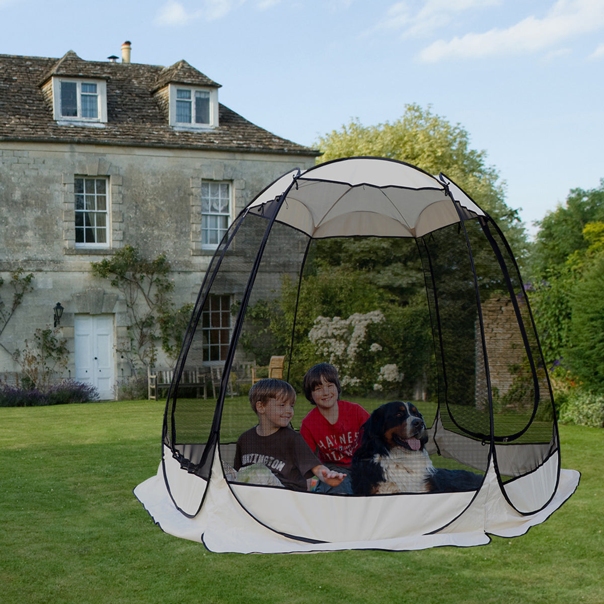 Pop Up Gazebo Tent With Screen Mesh A838623