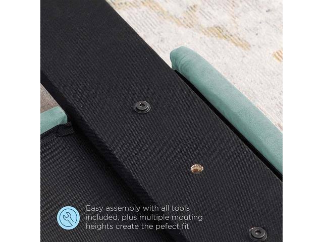 Mint Channel Tufted Velvet Twin Headboard E45269