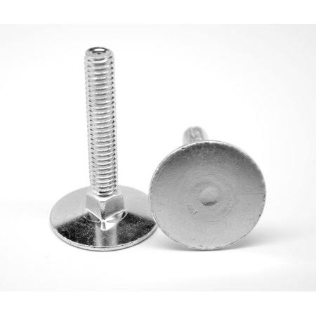 3/8 inch-16 x 1 1/2 inch Coarse Thread Grade 2 Elevator Bolt Low Carbon Steel Zinc Plated Pk 100 S6378