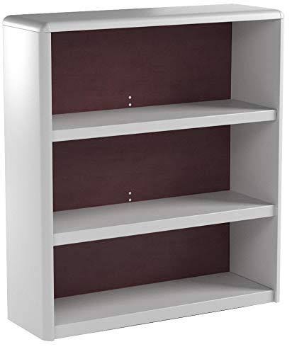 Gray 3-Shelf Bookcase I117