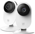 2pc 1080p WiFi Indoor Security Camera with Night Vision, 2-Way Audio, Pack of 2 F152426