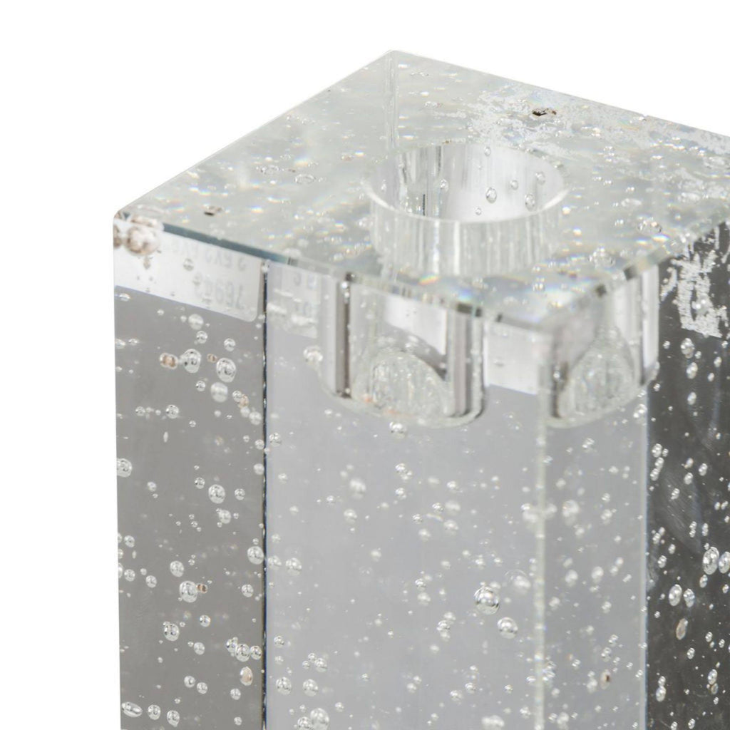 Clear Candle Holder O868