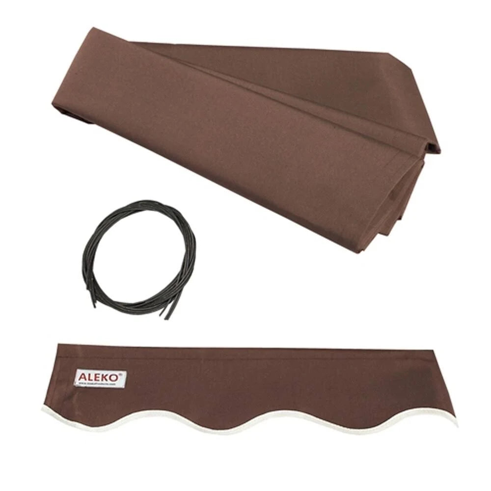 12 x 10 ft. Black Frame Retractable Patio Canopy Awning L358454