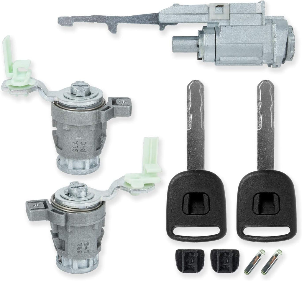 Ignition Switch Cylinder and 2 Door Lock Cylinders With 2 keys Pack of 2 Y214