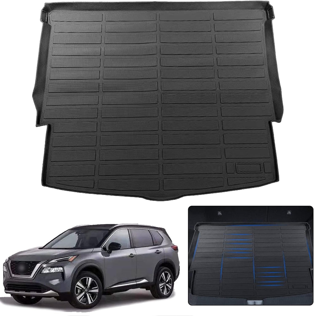 Black TPO Waterproof Rear Cargo Mat for 2021 2022 Nissan Rogue K38152