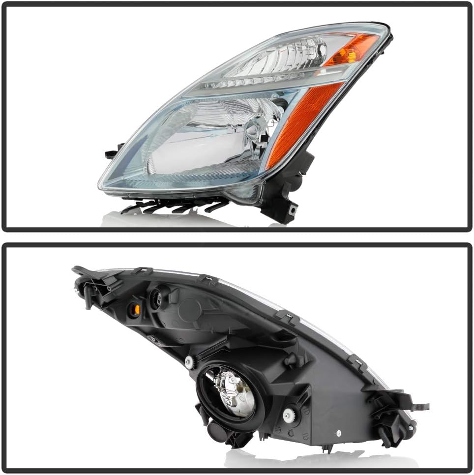 Chrome Headlights Headlamps Replacement Set M13671