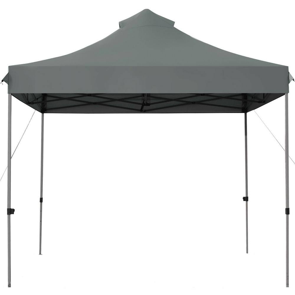 Gray Pop-Up Canopy with Carry Bag Z2801