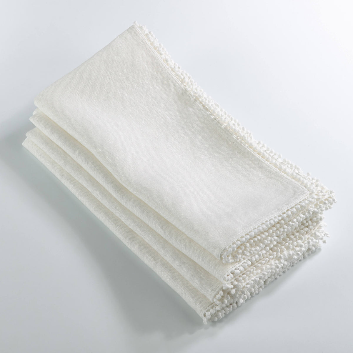 Pink 100% Linen Table Napkins Set of 4 J295