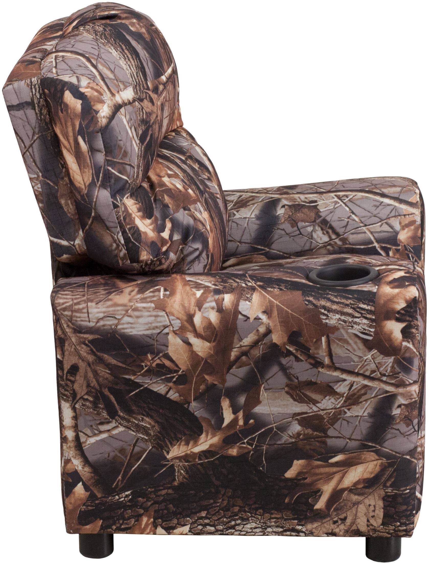Camouflage Fabric Kids Recliner P916