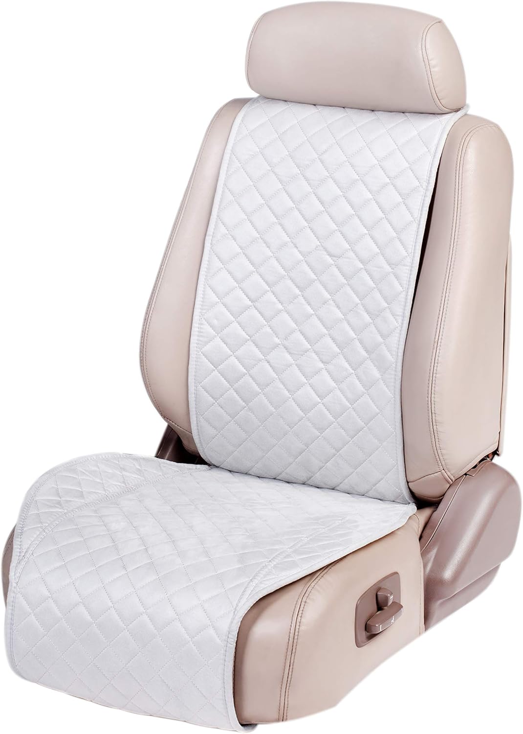 Suede Car Seat Cover Front Non-Slip Protector Universal Fits Automotive, Van, SUV, Truck - Pack of 2 O45703