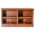 Ebony Oak TV Cart with Open Shelves O274