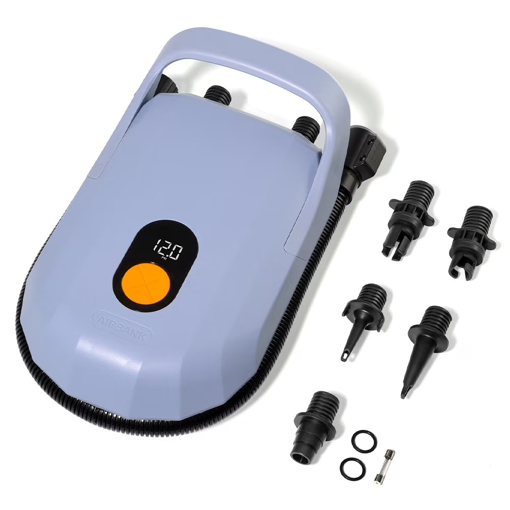 12v Portable Electric Inflator Pump With 5pcs Air Nozzles R702932