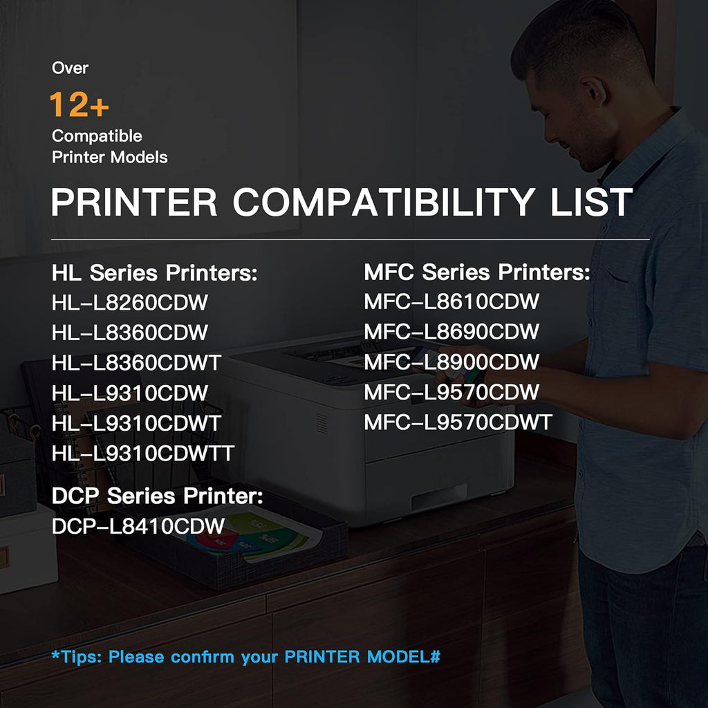 Compatible Toner Cartridge 4 Pack (Black, Cyan, Magenta, Yellow) R136231